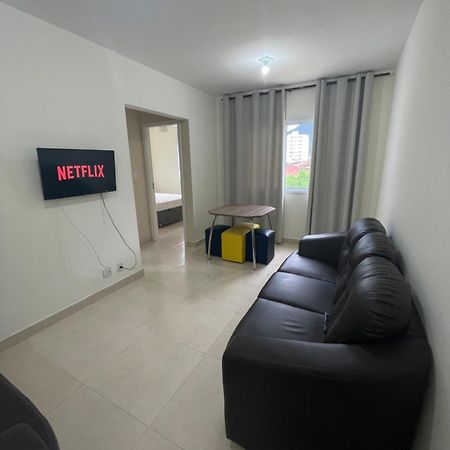 Apartamento Pratico A 850 Metros Da Praia Da Martim De Sa カラグァタトゥバ エクステリア 写真